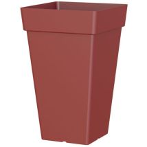 Artevasi - Pot Capri Carre Haut 65cm Anthracite