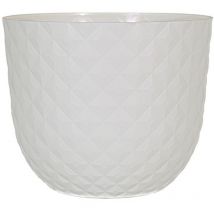 Artevasi - Pot de fleur havana tropical diam. 20 cm - blanc granite