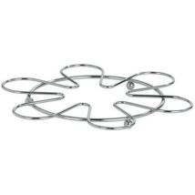 Artex Sottopentola Slim Line Rotondo In Metallo Cromato 22 Cm