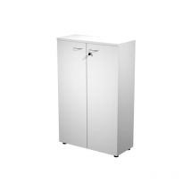 Qonovt - Artexport paire de portes pour presto 18mm medium shelving avec serrure blanc