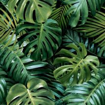 Arthouse - Living Wall Green Wallpaper Tropical Jungle Leaves Modern Contemporary