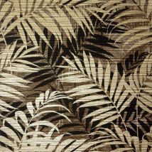 Arthouse - Textured Palm Gold Chocolate Wallpaper Metallic Effect Modern Floral
