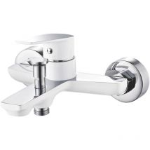 Weiße Badewannenarmatur - Artic