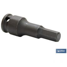 Douille à choc 3/8 Hexag. Mâle 13mm