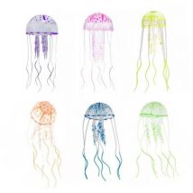Ymyny - Artificial Silicone Jellyfish Ornaments for Decorative Aquarium