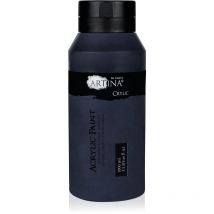 Colore Acrilico per Pittura 1000 ml Nero - Artina