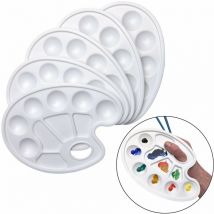Ensemble de 5 Palettes de mélange pour peinture - Artina