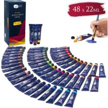 Artina - Set Colori Acrilici Crylic 48x22 ml colore per artisti