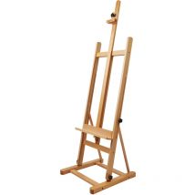Artina - Siena - Caballete de pintura de estudio de pie - Madera de haya lubrificada - Muy estable
