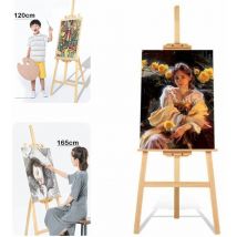 Dayplus - Artiste chevalet-plancher en bois de pin Studio chevalet et professionnel en bois 150CM