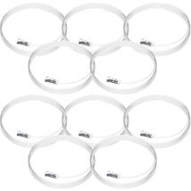 Lot de 10 Câbles Perlon Twister Cliq2Fix 150 cm - Suspension Sécurisée et Discrète pour Cadres et Tableaux - Compatible Cimaises Artiteq