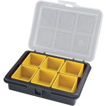 Artplast - Mallette à linge 12 x 10 x (h) 2 x 8 cm - Noir jaune