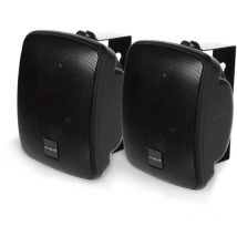 Artsound ASW55.2, Ensemble de 2 enceintes étanches, enceinte HiFi 2 voies, 20-120 watts, avec support mural, convient pour une utilisation intérieure