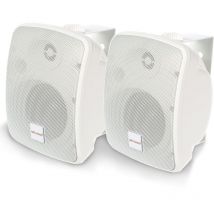 Artsound - ASW65.2, Ensemble de 2 enceintes étanches, enceinte HiFi 2 voies, 20-140 watts, avec support mural, convient pour une utilisation