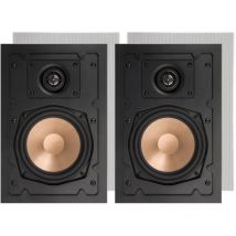 HPRE650 5,25 Zoll Wand- und Deckenlautsprecher, 20-120 Watt, für Heim, Badezimmer, Küche, Büro, HiFi, mit schwenkbarem Hochtöner, Aluminium-Konus,