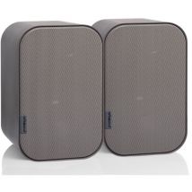 Artsound - UNI20, Set aus 2 passiven Lautsprechern, 2-Wege HiFi-Lautsprecher, 10-40 Watt, Wandhalterung mit Kugelgelenk, geeignet für Räume bis zu 20