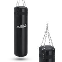 ArtSport Boxsack Set 25 kg gefüllt, Box Set mit 4-Punkt-Stahlkette für Erwachsene, Boxsack 110 cm für Boxen und Kickboxen