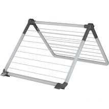 Juwel - Artweger Superdry Wing séchoir à linge, longueur de séchage 8,8 m, gris, pliable 0-180 °