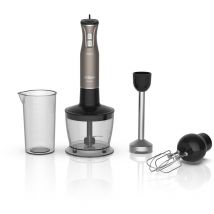 Arzum - 1500W Stabmixer-Set Stabmixer Pürierstab Handmixer Zerkleinern Braun