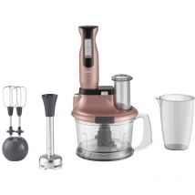Arzum - AR1103 Mixeur plongeant 1500 w fonction turbo, avec fonction pileur à glace, avec verre doseur, avec blender or r