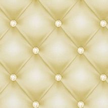 AS Creation Chesterfield Gold Leather Look Wallpaper Vinyl Paste The Wall