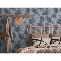 As Creation - a.s. Creation House of Turnowsky 389052 Vliestapete Botanisch 10.05 x 0.53 m Grau Wohnzimmer Schlafzimmer Flur Küche Esszimmer