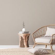 Vliestapete Natural Living Beige – 10,05 x 0,53 m – Uni-Tapete – Retro-Design – A.S. Creation