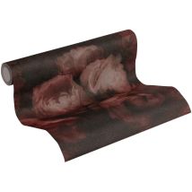 Tapete Blumen Vlies New Walls 373924 – 10,05m x 0,53m – Papiertapete – 3D-Optik – Leichte Metalliceffekte