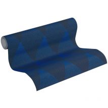 Livingwalls - Punktetapete / Kreistapete Blau Vliestapete 374191 374191