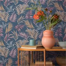 A.s. Creation Vliestapete 10.05 X 0.53 M Livingwalls Dschungel Tapete Blau 791085 Palmen Cosmoliving By Cosmopolitan