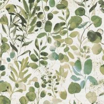 A.s.creations - as Creation Watercolor Green Leaves White Wallpaper Floral Paste The Wall Vinyl