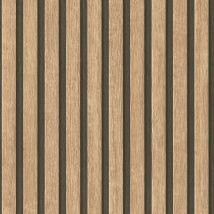 As Creation - Wood Slats Natural Wallpaper Modern Textured Paste The Wall Vinyl