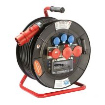 As-schwabe - cee Mammut Kabeltrommel Tragegestell 400V 40m H07RN-F 5G6 IP44