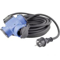 As Schwabe 62059 Multipresa Nero Schuko 1 pz.