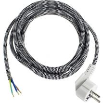 Cavo per Alimentazione AS Schwabe 87202 Nero/Bianco 3.00 m