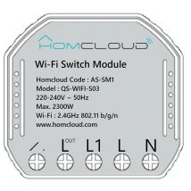 Homcloud Intelligentes Wi-Fi-Schaltermodul zum Einstecken in den Stromkasten 503