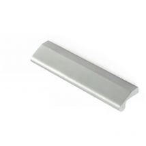 Asa de aluminio con acabado anodizado mate, dimensiones:120x15x26mm y entrepuntos:96mm -
