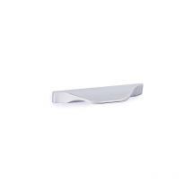 REI - Asa de aluminio con acabado anodizado mate, dimensiones:72x8x20mm y entrepuntos:32mm -