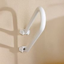 Basics - Asa de seguridad giratoria, aluminio blanco, 52,5 x 21 x 20 cm