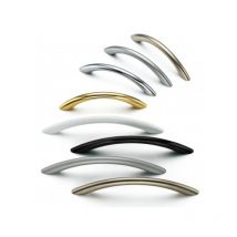 Tirador Luk 7861 - Cromo brillo. 164x10x30mm. Entrepuntos 128mm.