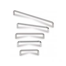 Poignée Rod 7610 - talla Inox poli brillant. 136x21x8mm. Entrepuntos 128mm.