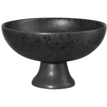 Schale auf Fuß, black iron d. 14 cm, h. 8,5 cm - ASA