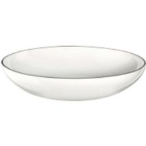 Asa Pasta-/Suppenteller, ligne noire with black line