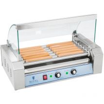 Asador de salchichas - 7 rodillos - acero inoxidable