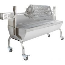 Monster Shop - Kukoo-Asador Giratorio de Cerdo 90kg Barbacoa para Asar Cerdo Carne Parrilla Asador de Saliva de Cordero Grill Rosticería 3 Alturas