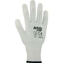 Gant de protection contre les coupures Taille 10 blanc hdpe avec polyuréthane EN 388 Catégorie ii 10 Paar - weiß