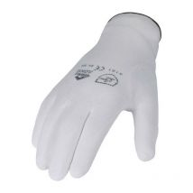 Guanti taglia 8 bianco en 388 psa ii nylon con pu Asatex Per 12)