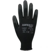 ASATEX 3702/8 Handschuhe Größe 8 schwarz EN 388 PSA-Kategorie II