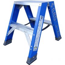 Asc Pro-line Xd-stufenstehleiter Dt-2 Doppelseitig 2 Stufen Mit 2,50m Arbeitshöhe