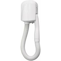 Vama - Asciugacapelli Phon Da Parete Con Tubo 700w Tiny Bianco
